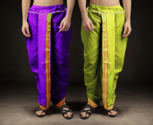 Men's_Pack_of_2_Ready-Made_Dhoti_Pants_|_Traditional_Ethnic_Wear_with_Golden_Border_|_Festival_&_Pooja_Outfit-(Pack_of_2)