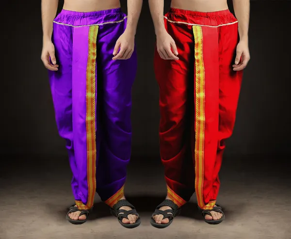 Men's_Pack_of_2_Ready-Made_Dhoti_Pants_|_Traditional_Ethnic_Wear_with_Golden_Border_|_Festival_&_Pooja_Outfit-(Pack_of_2)