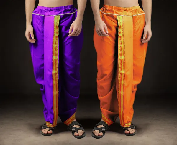 Men's_Pack_of_2_Ready-Made_Dhoti_Pants_|_Traditional_Ethnic_Wear_with_Golden_Border_|_Festival_&_Pooja_Outfit-(Pack_of_2)