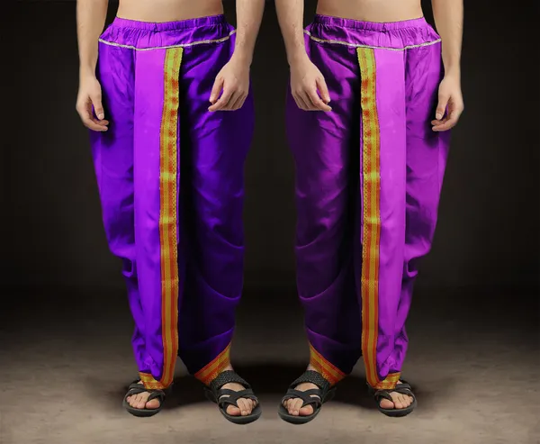 Men's_Pack_of_2_Ready-Made_Dhoti_Pants_|_Traditional_Ethnic_Wear_with_Golden_Border_|_Festival_&_Pooja_Outfit-(Pack_of_2)