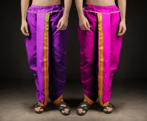 Men's_Pack_of_2_Ready-Made_Dhoti_Pants_|_Traditional_Ethnic_Wear_with_Golden_Border_|_Festival_&_Pooja_Outfit-(Pack_of_2)