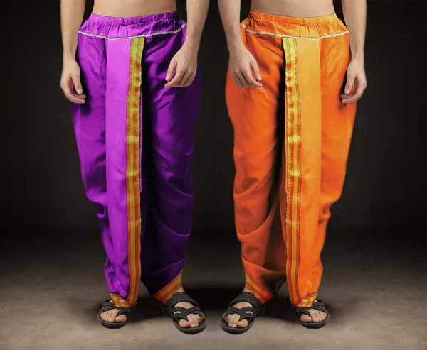 Men's_Pack_of_2_Ready-Made_Dhoti_Pants_|_Traditional_Ethnic_Wear_with_Golden_Border_|_Festival_&_Pooja_Outfit-(Pack_of_2)