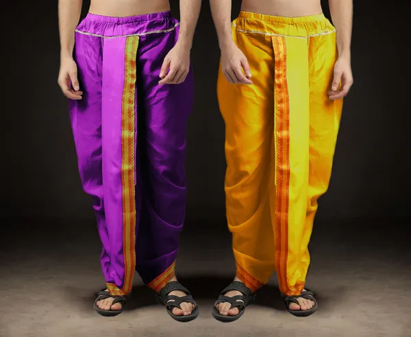 Men's_Pack_of_2_Ready-Made_Dhoti_Pants_|_Traditional_Ethnic_Wear_with_Golden_Border_|_Festival_&_Pooja_Outfit-(Pack_of_2)
