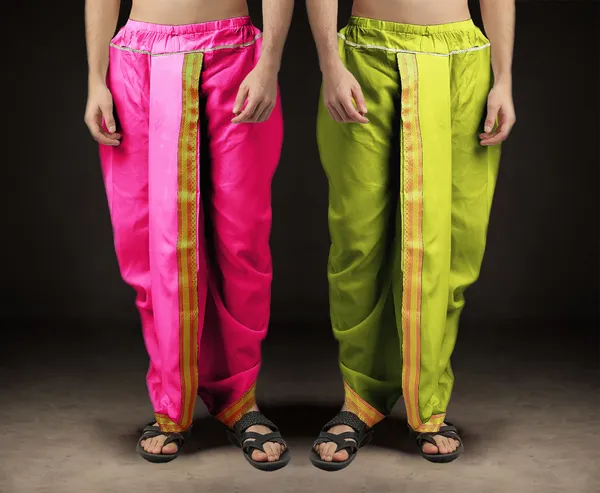Men's_Pack_of_2_Ready-Made_Dhoti_Pants_|_Traditional_Ethnic_Wear_with_Golden_Border_|_Festival_&_Pooja_Outfit-(Pack_of_2)