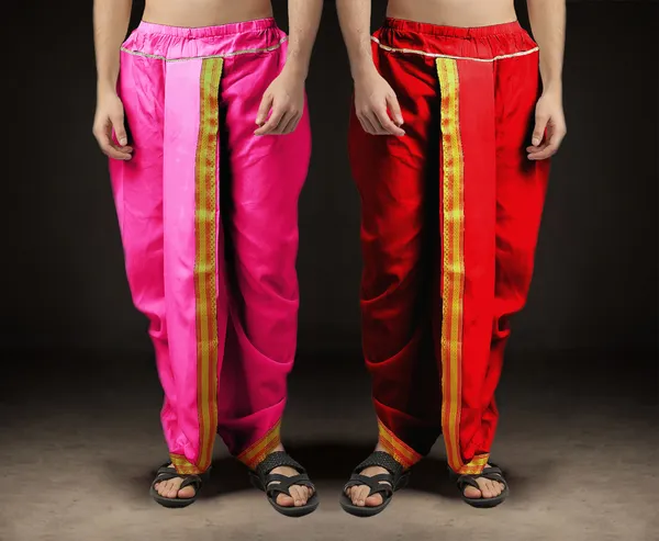 Men's_Pack_of_2_Ready-Made_Dhoti_Pants_|_Traditional_Ethnic_Wear_with_Golden_Border_|_Festival_&_Pooja_Outfit-(Pack_of_2)