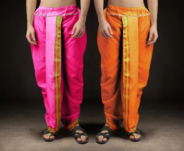 Men's_Pack_of_2_Ready-Made_Dhoti_Pants_|_Traditional_Ethnic_Wear_with_Golden_Border_|_Festival_&_Pooja_Outfit-(Pack_of_2)