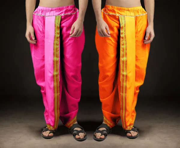 Men's_Pack_of_2_Ready-Made_Dhoti_Pants_|_Traditional_Ethnic_Wear_with_Golden_Border_|_Festival_&_Pooja_Outfit-(Pack_of_2)