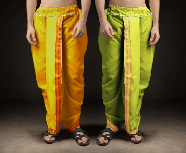 Men's_Pack_of_2_Ready-Made_Dhoti_Pants_|_Traditional_Ethnic_Wear_with_Golden_Border_|_Festival_&_Pooja_Outfit-(Pack_of_2)