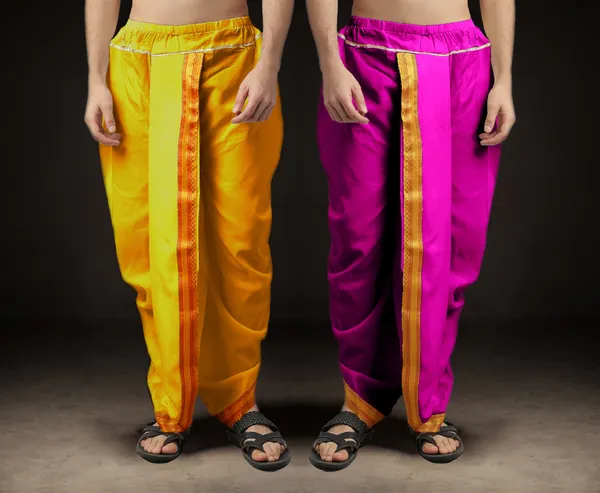Men's_Pack_of_2_Ready-Made_Dhoti_Pants_|_Traditional_Ethnic_Wear_with_Golden_Border_|_Festival_&_Pooja_Outfit-(Pack_of_2)