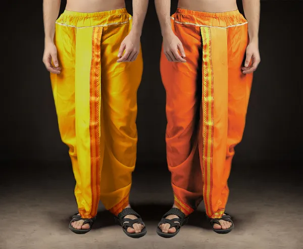 Men's_Pack_of_2_Ready-Made_Dhoti_Pants_|_Traditional_Ethnic_Wear_with_Golden_Border_|_Festival_&_Pooja_Outfit-(Pack_of_2)