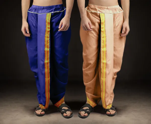 Men's_Pack_of_2_Ready-Made_Dhoti_Pants_|_Traditional_Ethnic_Wear_with_Golden_Border_|_Festival_&_Pooja_Outfit-(Pack_of_2)