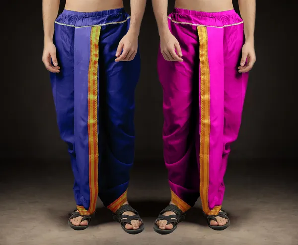 Men's_Pack_of_2_Ready-Made_Dhoti_Pants_|_Traditional_Ethnic_Wear_with_Golden_Border_|_Festival_&_Pooja_Outfit-(Pack_of_2)