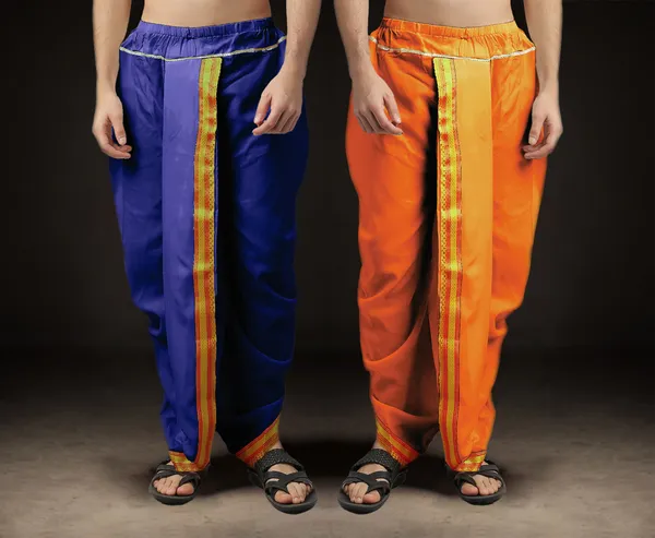 Men's_Pack_of_2_Ready-Made_Dhoti_Pants_|_Traditional_Ethnic_Wear_with_Golden_Border_|_Festival_&_Pooja_Outfit-(Pack_of_2)