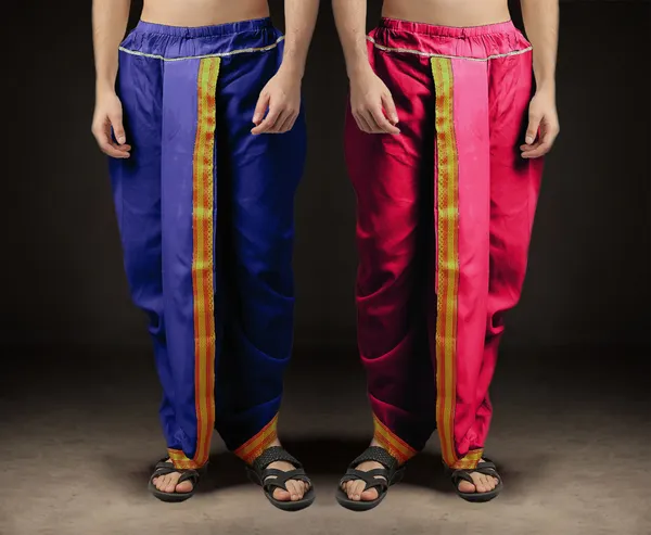Men's_Pack_of_2_Ready-Made_Dhoti_Pants_|_Traditional_Ethnic_Wear_with_Golden_Border_|_Festival_&_Pooja_Outfit-(Pack_of_2)