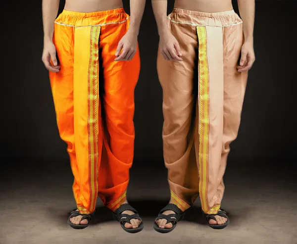 Men's_Pack_of_2_Ready-Made_Dhoti_Pants_|_Traditional_Ethnic_Wear_with_Golden_Border_|_Festival_&_Pooja_Outfit-(Pack_of_2)