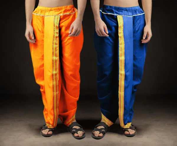 Men's_Pack_of_2_Ready-Made_Dhoti_Pants_|_Traditional_Ethnic_Wear_with_Golden_Border_|_Festival_&_Pooja_Outfit-(Pack_of_2)