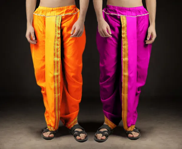 Men's_Pack_of_2_Ready-Made_Dhoti_Pants_|_Traditional_Ethnic_Wear_with_Golden_Border_|_Festival_&_Pooja_Outfit-(Pack_of_2)
