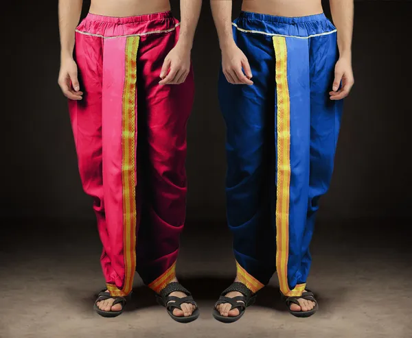 Men's_Pack_of_2_Ready-Made_Dhoti_Pants_|_Traditional_Ethnic_Wear_with_Golden_Border_|_Festival_&_Pooja_Outfit-(Pack_of_2)