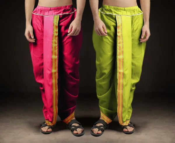 Men's_Pack_of_2_Ready-Made_Dhoti_Pants_|_Traditional_Ethnic_Wear_with_Golden_Border_|_Festival_&_Pooja_Outfit-(Pack_of_2)