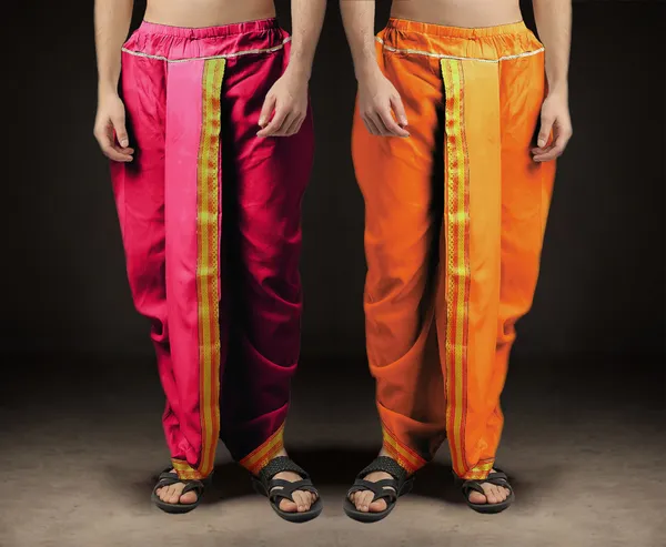 Men's_Pack_of_2_Ready-Made_Dhoti_Pants_|_Traditional_Ethnic_Wear_with_Golden_Border_|_Festival_&_Pooja_Outfit-(Pack_of_2)