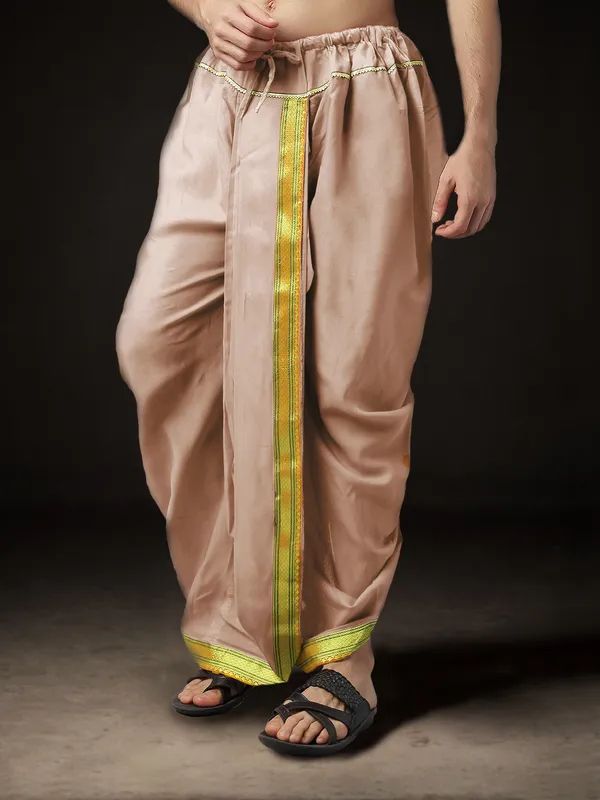 Men's_Pack_of_2_Ready-Made_Dhoti_Pants_|_Traditional_Ethnic_Wear_with_Golden_Border_|_Festival_&_Pooja_Outfit-(Pack_of_2)