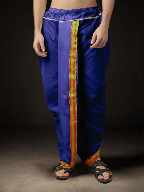 Men's_Pack_of_2_Ready-Made_Dhoti_Pants_|_Traditional_Ethnic_Wear_with_Golden_Border_|_Festival_&_Pooja_Outfit-(Pack_of_2)