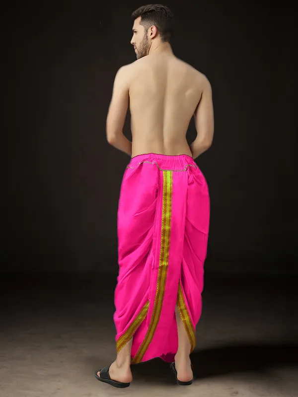 Men's_Pack_of_2_Ready-Made_Dhoti_Pants_|_Traditional_Ethnic_Wear_with_Golden_Border_|_Festival_&_Pooja_Outfit-(Pack_of_2)