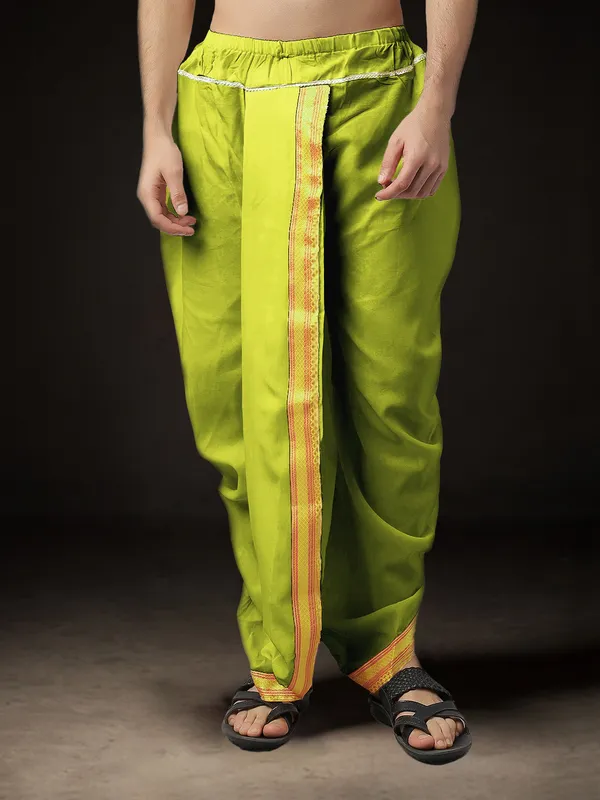 Men's_Pack_of_2_Ready-Made_Dhoti_Pants_|_Traditional_Ethnic_Wear_with_Golden_Border_|_Festival_&_Pooja_Outfit-(Pack_of_2)