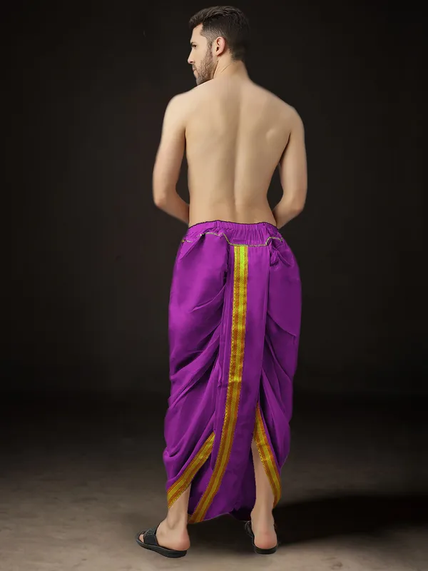 Men's_Pack_of_2_Ready-Made_Dhoti_Pants_|_Traditional_Ethnic_Wear_with_Golden_Border_|_Festival_&_Pooja_Outfit-(Pack_of_2)