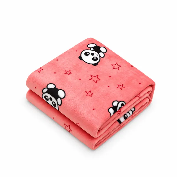 Pink_Panda_Star_Printed_Soft_Baby_Blanket_For_Babies