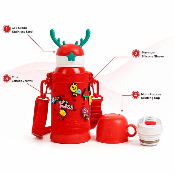 Red_Character_Print_Stainless_Steel_600Ml_Water_Bottle_For_Kids