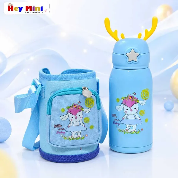 Blue_Character_Print_Stainless_Steel_600Ml_Feeding_Bottle_With_Bag