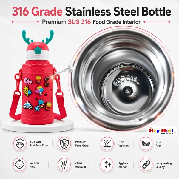 Red_Character_Print_Stainless_Steel_600Ml_Water_Bottle_For_Kids