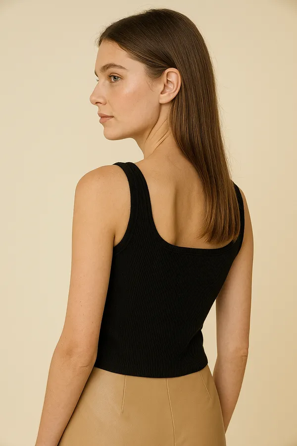 See_greenand_nude__embossed_flower_with_leaf_tank_top