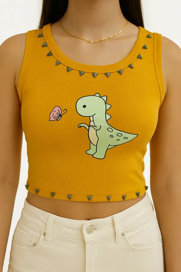 Trendy_Mustard_Yellow_Tank_Top_Lightweight_and_Breathable_for_Women