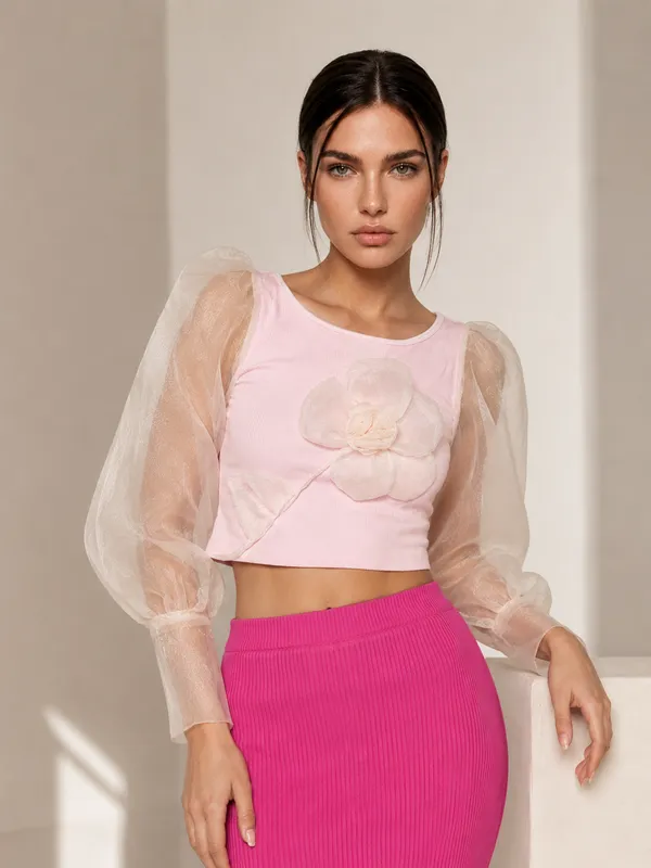 Blush_Bloom_ribbed_base__Organza_selves__Top_🌸