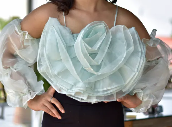 Lavender_Ribbed_Ruffle_Long_Sleeve_Top_For_Women