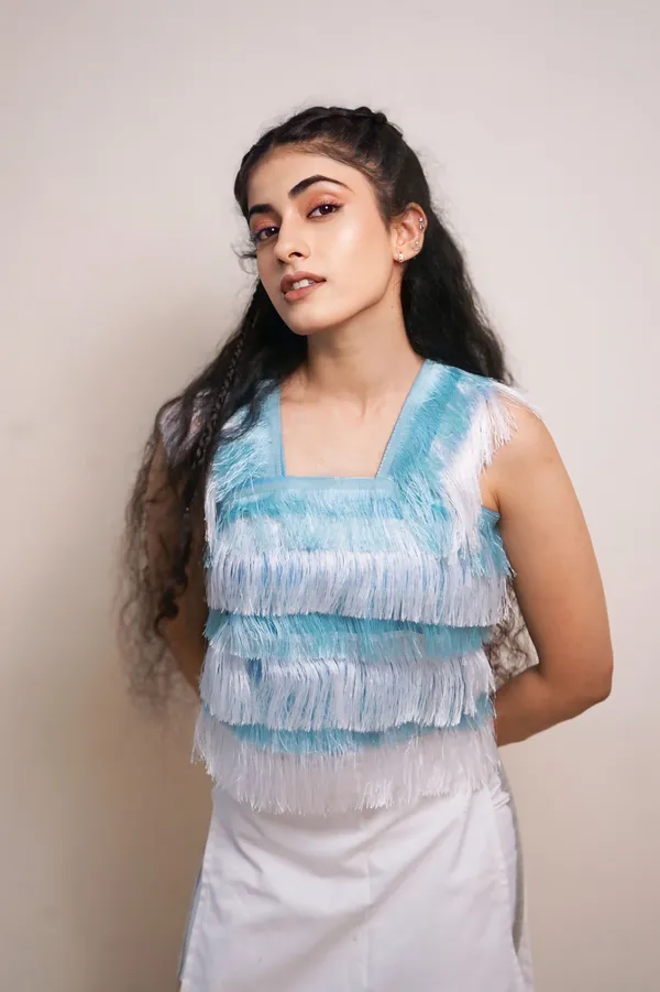 Ice_Blue_And_White_Fringes_Crop_Top_For_Women