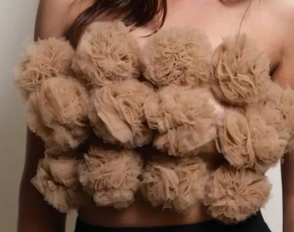 Trendy_Nude_Ball_Pattern_Embossed_Tube_Top_for_Women