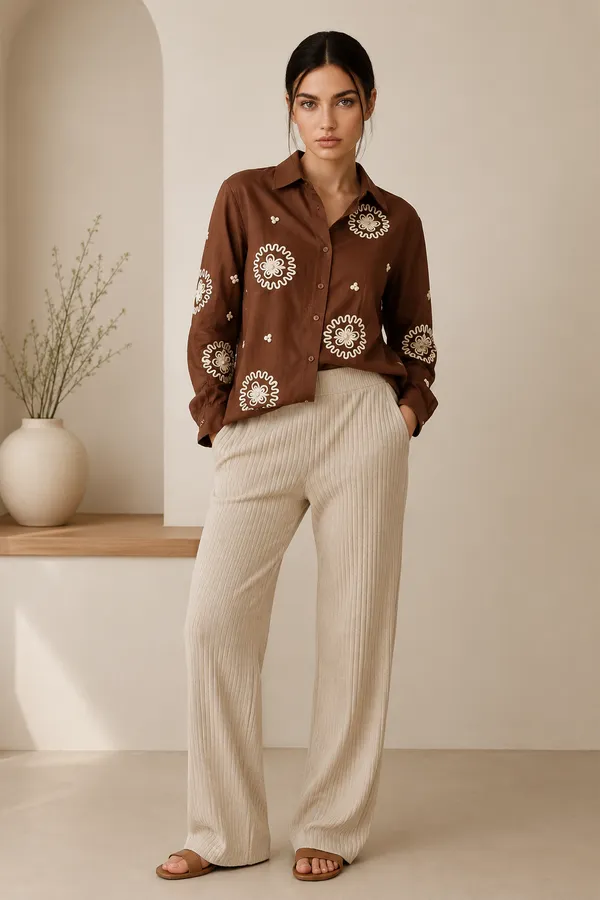 brown_shirt_embroidered__with_pearl_detailing_