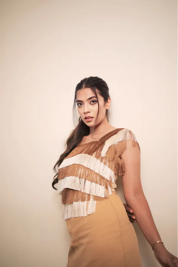 Brown_And_Beign_Layered_Fringes_Crop_Top_For_Women