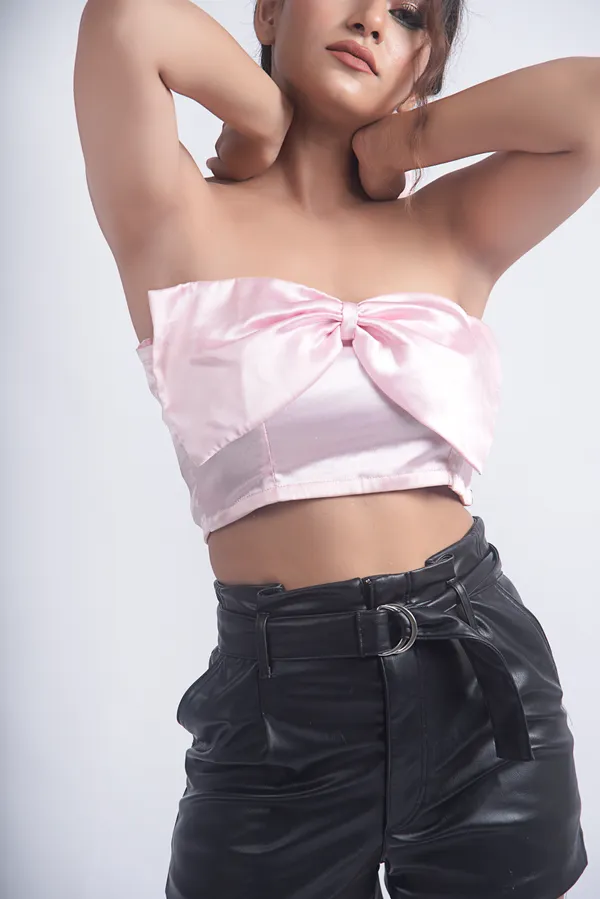 Trendy_Marble_Pink_Bow_Strapless_Tube_Top_for_Women