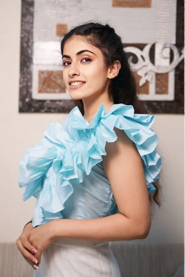 Ice_Blue_Ruffle_One_Shoulder_Top_For_Women