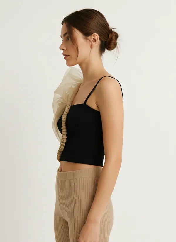 One_shoulder_nude_flower_tube_top