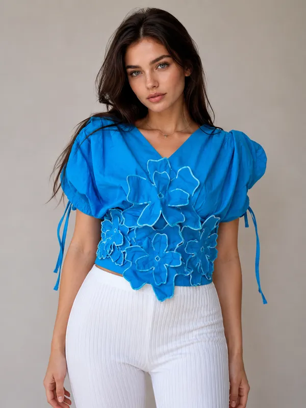 Blue_Blossom_Drape_applique_flower_💙Breeze_Top_🩵