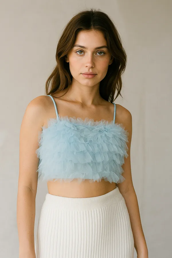 Trendy_Ice_Blue_Fully_Ruffle_Net_Crop_Top_for_Women