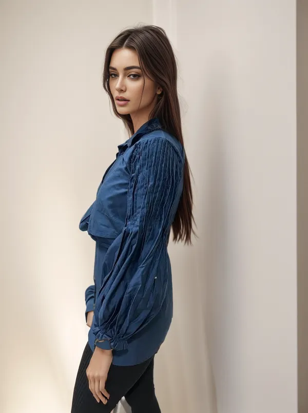 Navy_blue_crossover_drapped_shirt