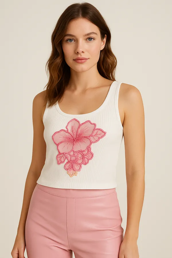 Pink_embellished_flower_tank_top