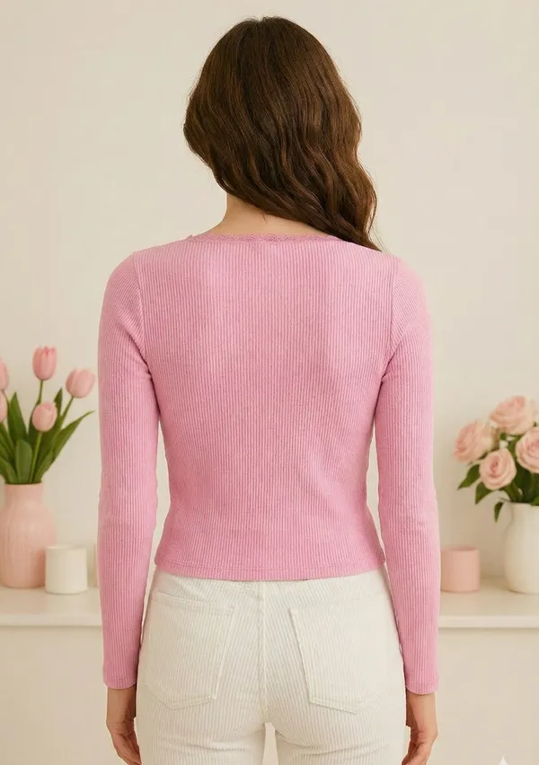 ribbed_pink_top_with_shaded_flower_embossed_on_front_side