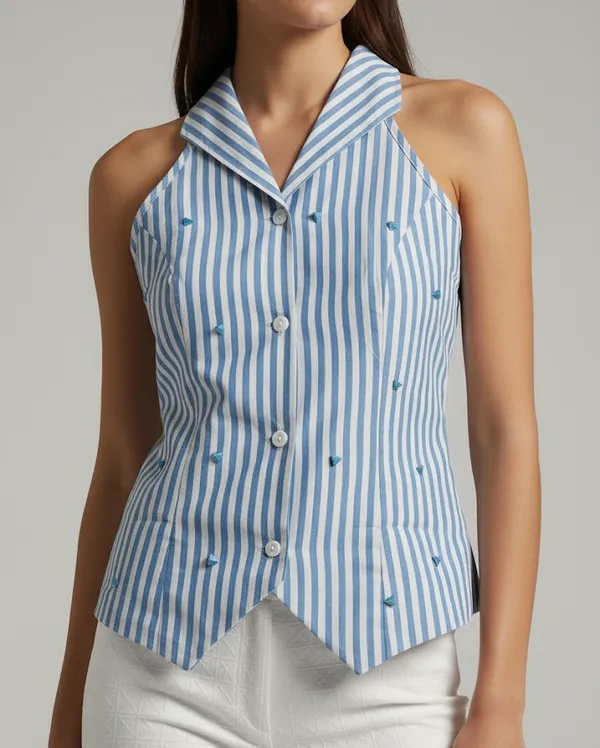 blue_strip_waist_coat